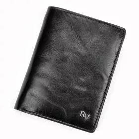   Rovicky RV-7680272 fekete férfi bőr pénztárca 10.2 x 13 x 2.5 cm