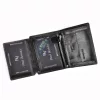 Rovicky RV-7680272 fekete férfi bőr pénztárca 10.2 x 13 x 2.5 cm