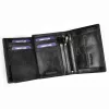 Rovicky RV-7680272 fekete férfi bőr pénztárca 10.2 x 13 x 2.5 cm