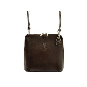   Barberinis 1702 sötétbarna női bőr válltáska, oldaltáska 17 x 16 x 8.5 cm