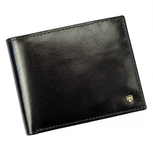 Rovicky N61-RVT-0759 RFID fekete férfi bőr pénztárca 12.5 x 9.5 x 2.5 cm