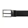 Pierre Cardin FWJX5 kék-fekete forgatható férfi bőr öv 120 x 3.5 cm