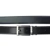Pierre Cardin FWJX5 kék-fekete forgatható férfi bőr öv 120 x 3.5 cm