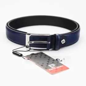 Pierre Cardin GF 9014 kék férfi bőr öv