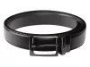 Pierre Cardin FWJX5 fekete-barna forgatható férfi bőr öv, derékszíj  125 x 3.5 cm