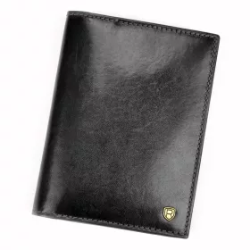   Rovicky N02-RVT RFID fekete férfi bőr pénztárca 9.5 x 12.5 x 1.8 cm