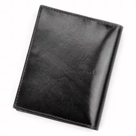   Rovicky N03-RVT RFID fekete férfi bőr pénztárca 9.5 x 12 x 1.2 cm