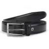 Pierre Cardin PSN 8034 BLACK férfi bőr öv 120 cm x 3.3 cm