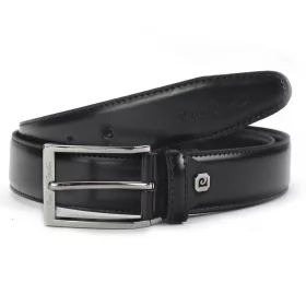 Pierre Cardin PSN 8034 BLACK férfi bőr öv 120 cm x 3.3 cm