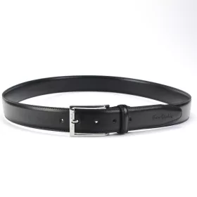Pierre Cardin PSN 8034 BLACK férfi bőr öv 120 cm x 3.3 cm
