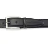 Pierre Cardin PSN 8034 BLACK férfi bőr öv 120 cm x 3.3 cm