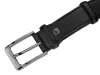 Pierre Cardin 5011 ROB01 fekete férfi marhabőr öv 130 x 3.5 cm