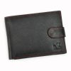 Money Kepper CC 5602B fekete-piros férfi bőr pénztárca 13.5 x 9.7 x 2.8 cm