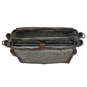   Giorgio Carelli férfi, bőr, sötétbarna laptoptartós aktatáska, oldaltáska