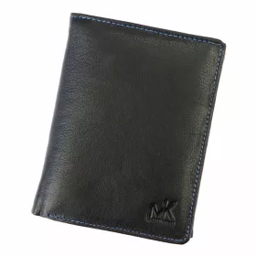   Money Kepper CC 5601 fekete-kék férfi bőr pénztárca 10.3 x 13 x 2 cm