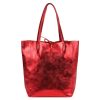 Patrizia 419-013-02 MET kék női bőr kézitáska, shopper 37 x 38 x 13 cm