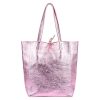 Patrizia 419-013-02 MET kék női bőr kézitáska, shopper 37 x 38 x 13 cm