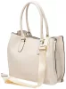 Pierre Cardin bézs rostbőr női kézitáska, válltáska 35,5 x 27,5 x 11 cm