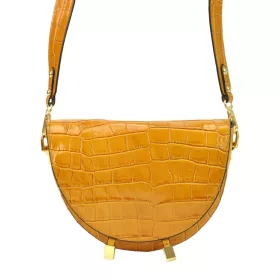   Luka 19-16-01 COCO narancs bőr női válltáska 23.5 x 19 x 8 cm