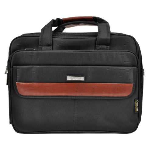 Ormi 8212# fekete uniszex aktatáska, laptoptáska 15,6" 42 x 31 x 12 cm