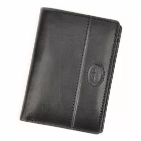   EL FORREST 914-61 RFID férfi fekete bőr pénztárca 9 x 12.5 x 2.5 cm