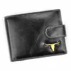 Wild RM-B05L-BAW2-7466 RFID fekete férfi bőr pénztárca 12 x 9.3 x 2.5 cm