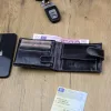 Wild RM-B05L-BAW2-7466 RFID fekete férfi bőr pénztárca 12 x 9.3 x 2.5 cm