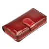 PATRIZIA CB-116 RFID piros női bőr pénztárca 9.5 x 16.5 x 3.5 cm