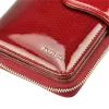 PATRIZIA CB-116 RFID piros női bőr pénztárca 9.5 x 16.5 x 3.5 cm