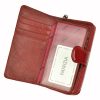 PATRIZIA CB-116 RFID piros női bőr pénztárca 9.5 x 16.5 x 3.5 cm