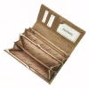 PATRIZIA FF-100 RFID taupe női bőr pénztárca 18.5 x 10 x 4 cm