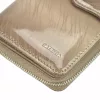 Patrizia FF-116 női mintás taupe színű bőr pénztárca, RFID 9,5 × 16,5 cm