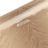 Patrizia mintás, taupe színű női lakkbőr pénztárca 19,5 × 10,5 cm
