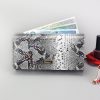PATRIZIA SN-102 RFID szürke kígyóbőr mintás női bőr pénztárca 18.5 x 10 x 4 cm