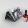 PATRIZIA SN-102 RFID szürke kígyóbőr mintás női bőr pénztárca 18.5 x 10 x 4 cm
