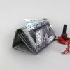 PATRIZIA SN-102 RFID szürke kígyóbőr mintás női bőr pénztárca 18.5 x 10 x 4 cm