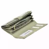 PATRIZIA SN-102 RFID szürke-pink kígyóbőr mintás női bőr pénztárca 18.5 x 10 x 4 cm