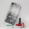 PATRIZIA SN-106 RFID szürke kígyóbőr mintás női bőr pénztárca 19 x 10 x 4 cm