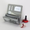 PATRIZIA SN-106 RFID szürke kígyóbőr mintás női bőr pénztárca 19 x 10 x 4 cm