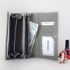 PATRIZIA SN-106 RFID szürke kígyóbőr mintás női bőr pénztárca 19 x 10 x 4 cm