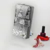 PATRIZIA SN-116 RFID szürke kígyóbőr mintás női bőr pénztárca 9.5 x 16.5 x 3.5 cm