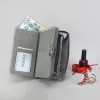 PATRIZIA SN-116 RFID szürke kígyóbőr mintás női bőr pénztárca 9.5 x 16.5 x 3.5 cm