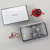 PATRIZIA SN-116 RFID szürke kígyóbőr mintás női bőr pénztárca 9.5 x 16.5 x 3.5 cm