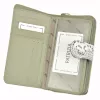 PATRIZIA SN-116 RFID szürke-pink kígyóbőr mintás női bőr pénztárca 9.5 x 16.5 x 3.5 cm