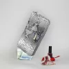 PATRIZIA SN-119 RFID szürke kígyóbőr mintás női bőr pénztárca 19.5 x 10.5 x 2.5 cm