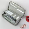 PATRIZIA SN-119 RFID szürke kígyóbőr mintás női bőr pénztárca 19.5 x 10.5 x 2.5 cm