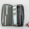 PATRIZIA SN-119 RFID szürke kígyóbőr mintás női bőr pénztárca 19.5 x 10.5 x 2.5 cm