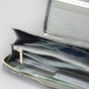 PATRIZIA SN-119 RFID szürke kígyóbőr mintás női bőr pénztárca 19.5 x 10.5 x 2.5 cm