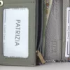PATRIZIA SN-122 RFID szürke-narancs kígyóbőr mintás női bőr pénztárca 19.5 x 10 x 4 cm