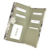 PATRIZIA SN-122 RFID szürke-pink kígyóbőr mintás női bőr pénztárca 19.5 x 10 x 4 cm